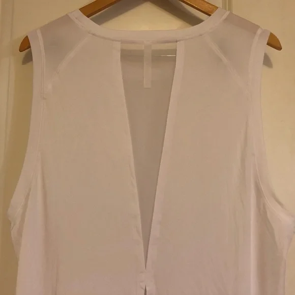 Fabletics Monet Back Tie Back Tank Top XXL White EUC - Picture 9 of 16